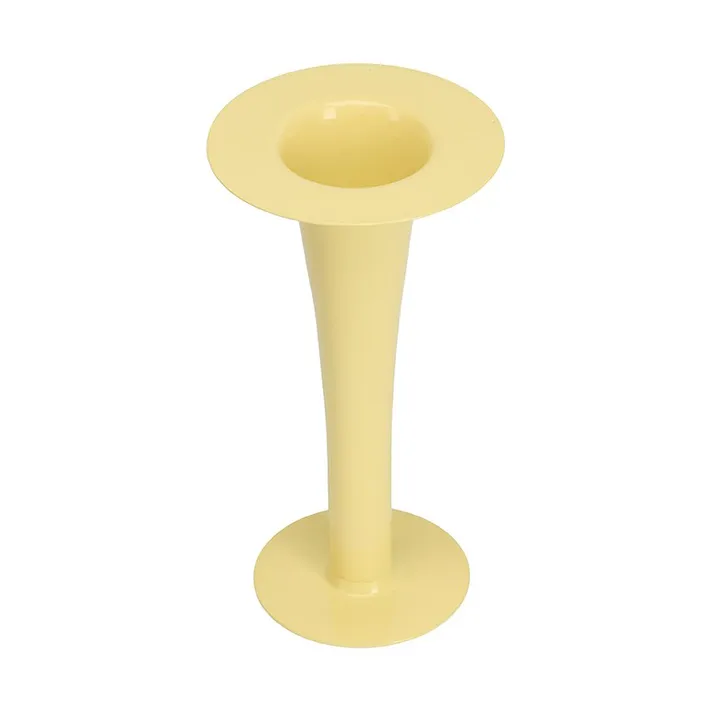 Trumpet 2-i-1 vas och ljusstake 24 cm - Yellow - Design Letters