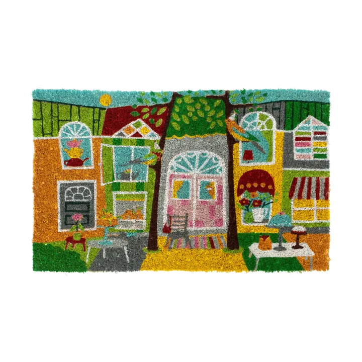 Coir dörrmatta - Garden party, 45x75 cm - Dixie