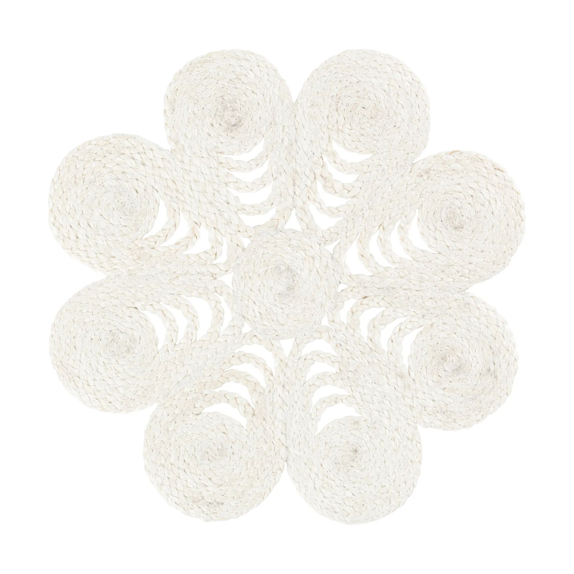 Elin bordstablett anemone Ø40 cm, White Dixie