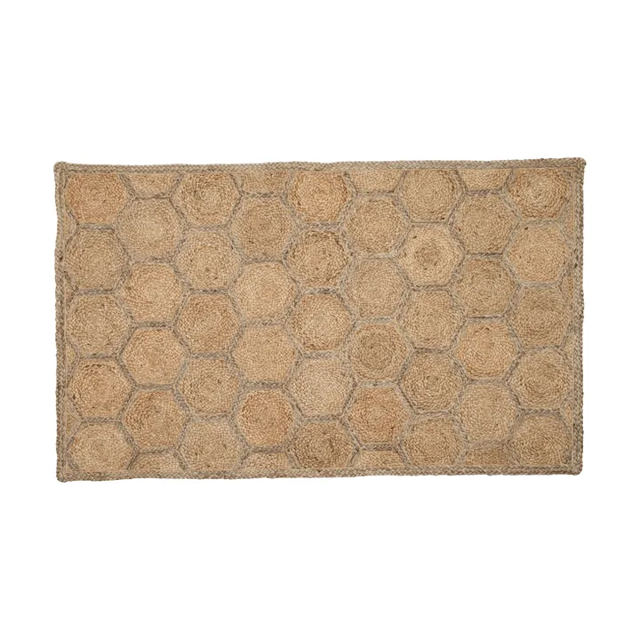 Elin matta - Honey comb natural, 90x150 cm - Dixie