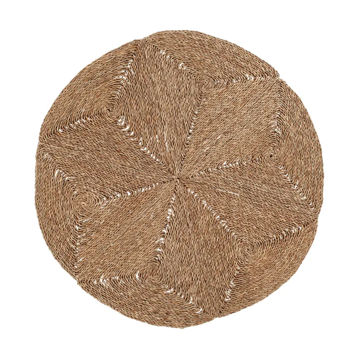 Esther Star matta Ø120 cm - Natural - Dixie