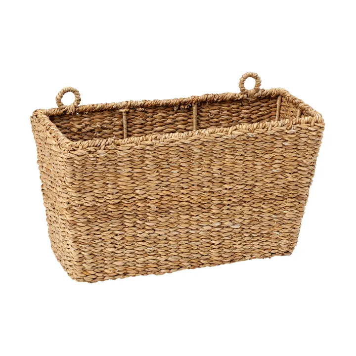 Esther vägghängd förvaringskorg 40x16x22 cm - Natural - Dixie