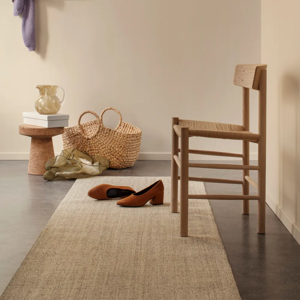 Jenny gångmatta, natur, sisal, 80x250 cm Dixie