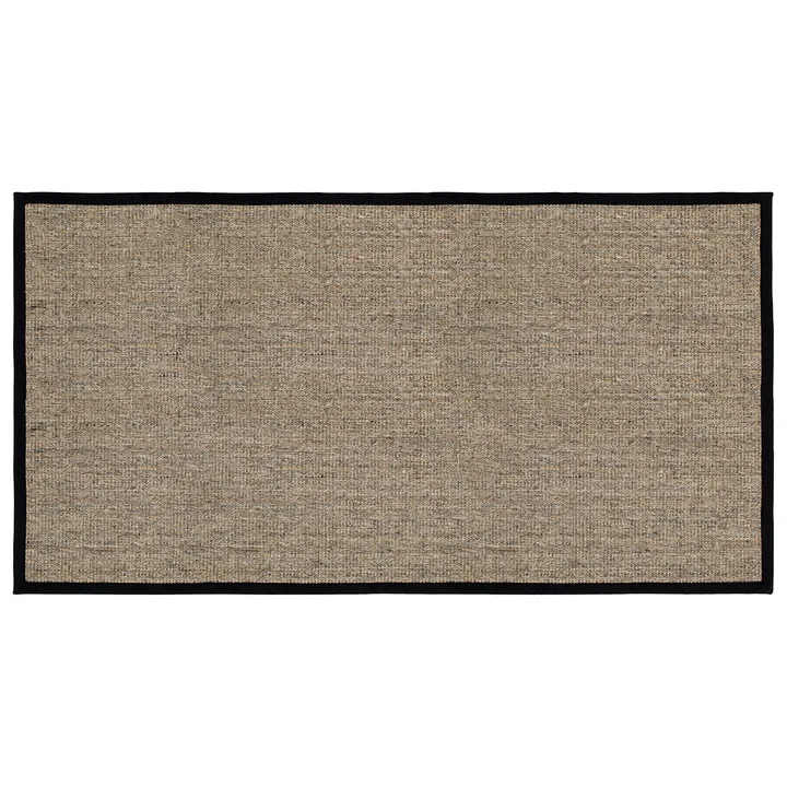 Jenny Sisal dörrmatta natur-svart - 80x150 cm - Dixie