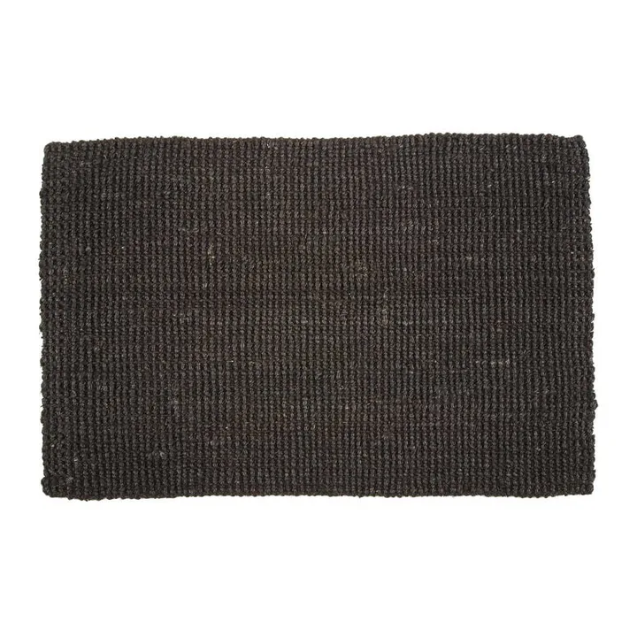 Jute dörrmatta svart - 60 x 90 cm - Dixie