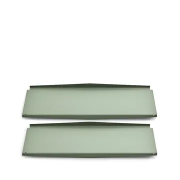 Ultra hyllplan - grön, 2-pack, d.22 cm - dk3