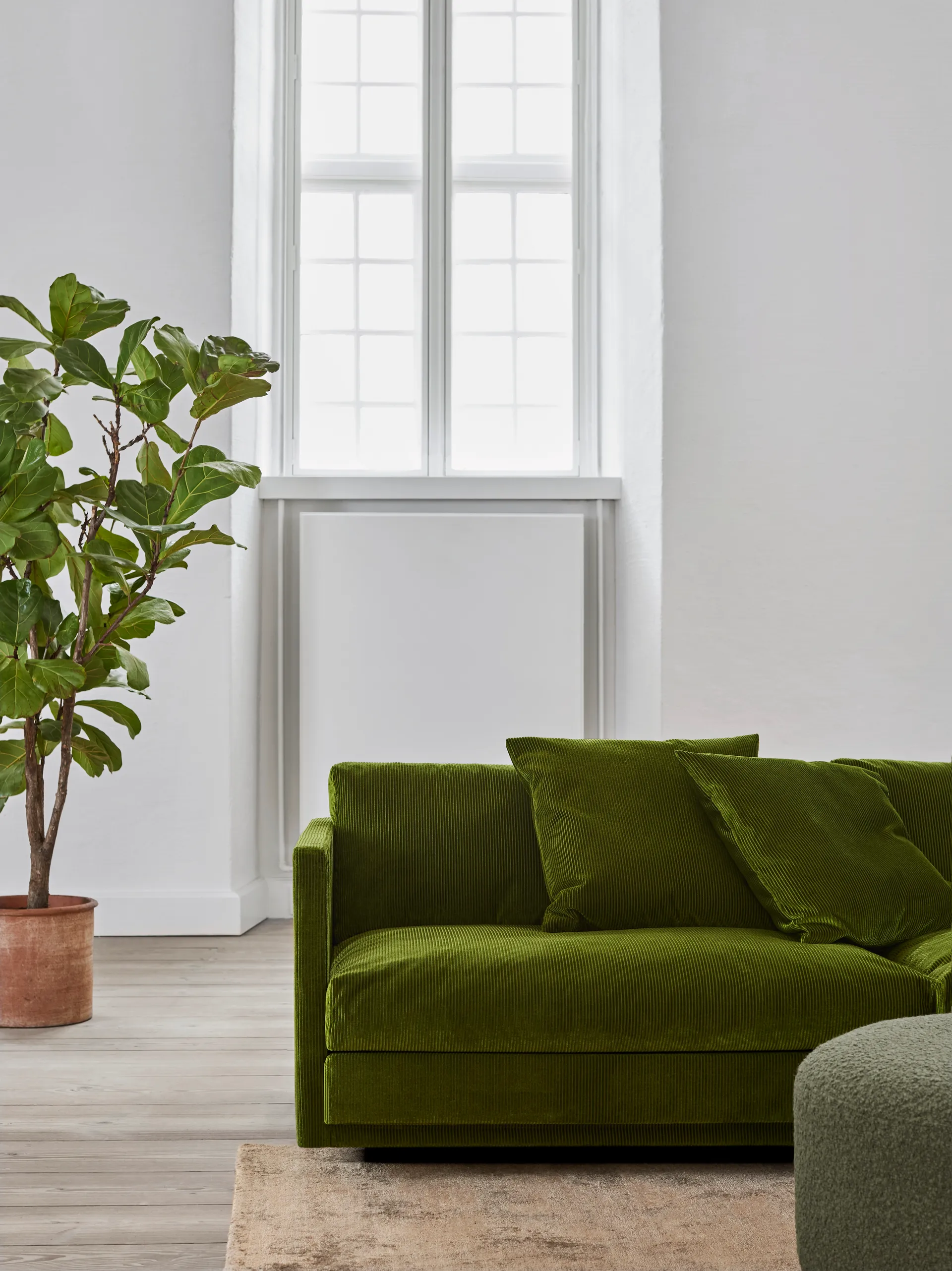 Great Ash 3-sits soffa 320x100 cm avtagbar klädsel - Munster 09 Eilersen