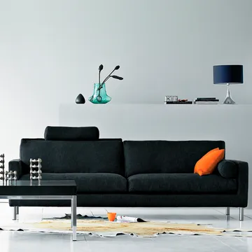 Lift soffa 240 cm skumstoppning - Tyg bakar 01 brunbeige-stålben - Eilersen