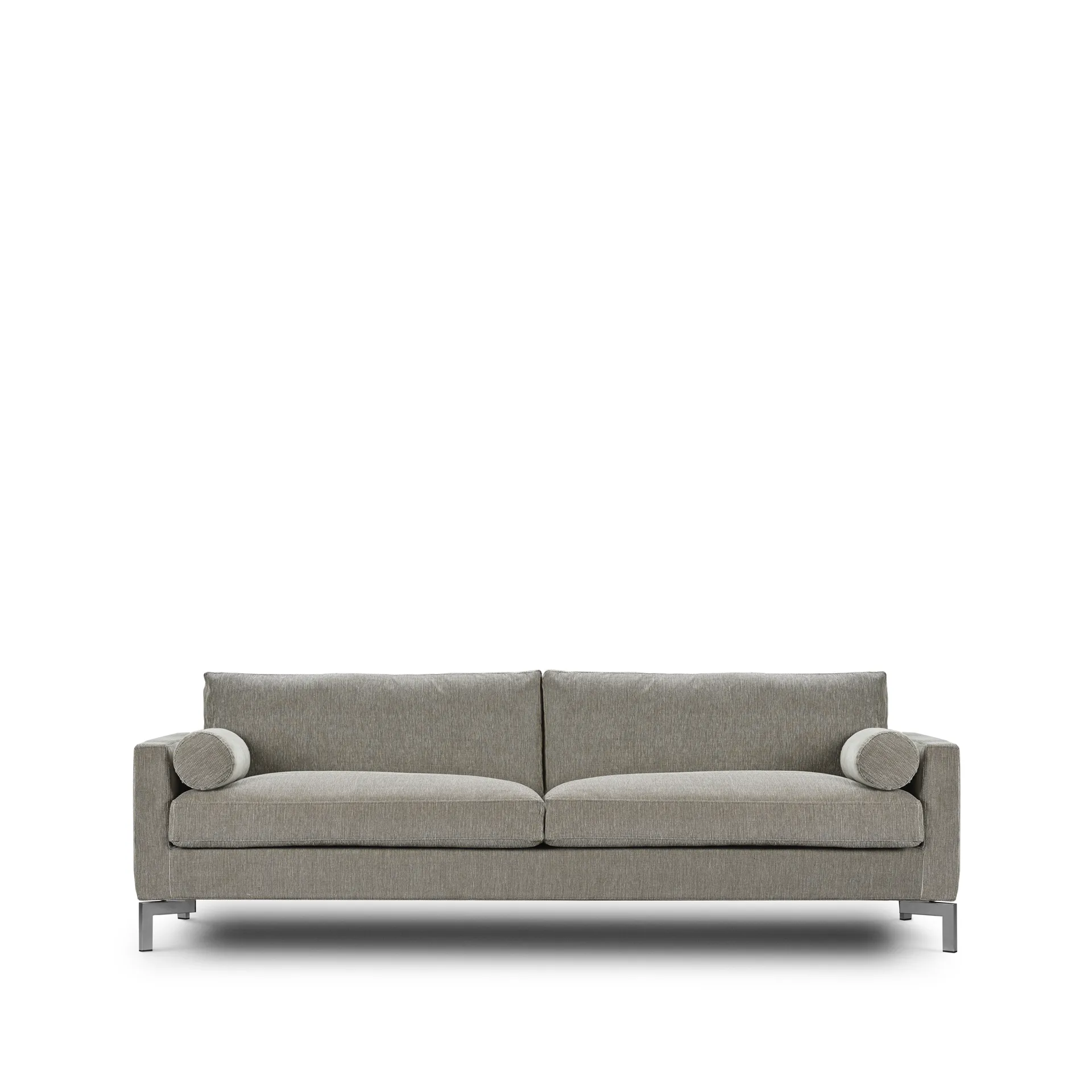 Lift soffa 240 cm skumstoppning, Tyg bakar 01 brunbeige-stålben Eilersen