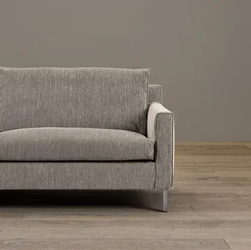 Streamline 3-sits soffa 220 cm - bakar 01 brunbeige-rostfritt stål - Eilersen