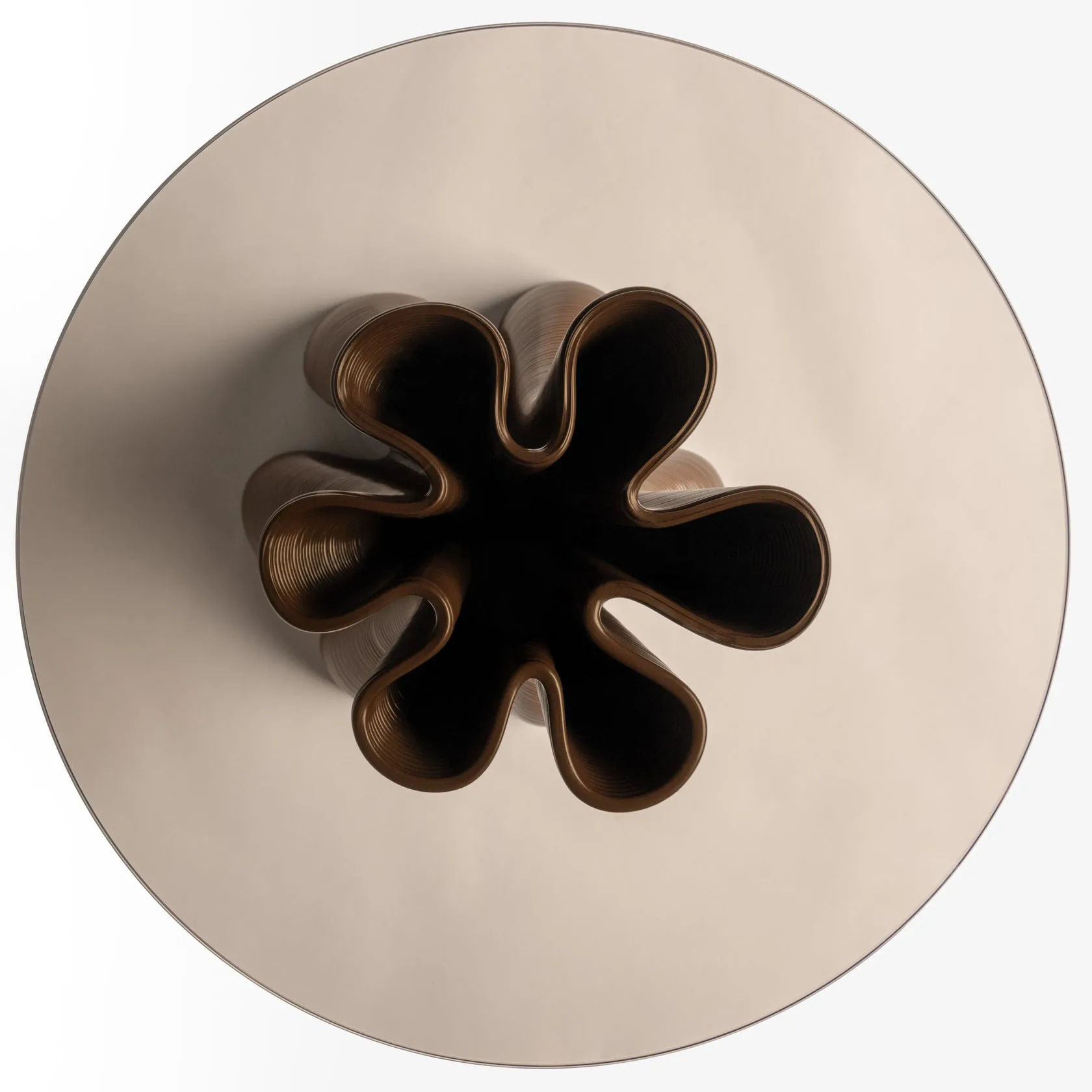 Anemone sidobord Ø50 cm, Chocolate Ekbacken Studios