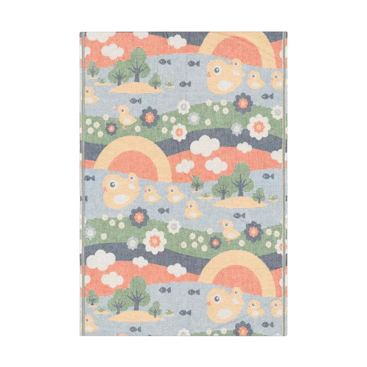 Ankdalen babyfilt 72x105 cm - Multi - Ekelund Linneväveri