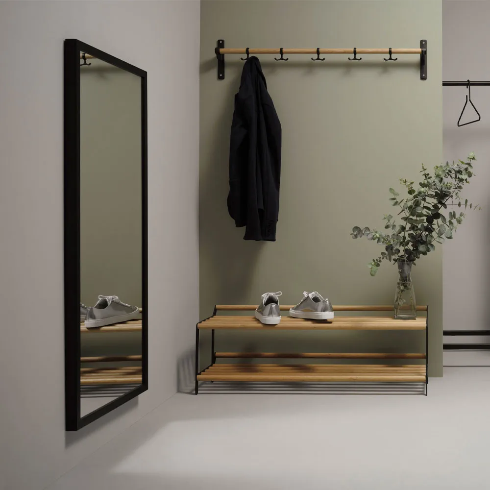 Klara spegel, silver matt Essem Design