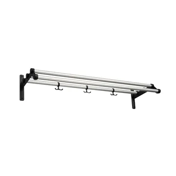 Nostalgi 291 hatthylla - aluminium, svart stativ - Essem Design