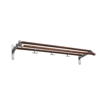 Nostalgi 291 hatthylla - valnöt, aluminiumstativ - Essem Design