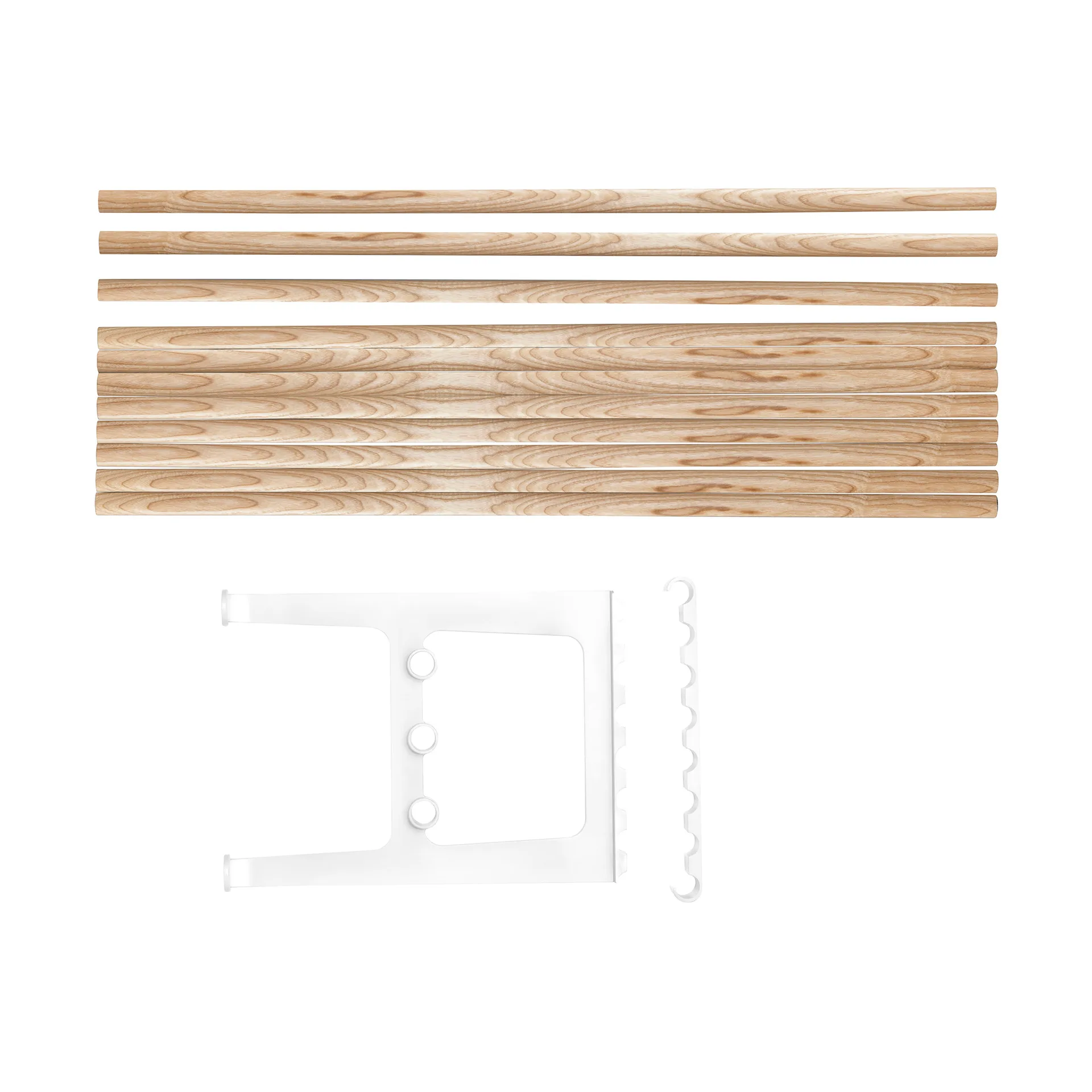 Nostalgi bänk påbyggnad 100 cm, Ask-vit Essem Design
