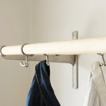 Nostalgi kroklist - Aluminium-vitt stativ - Essem Design