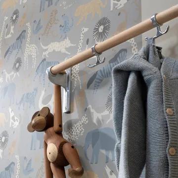 Nostalgi kroklist - Valnöt-vitt stativ - Essem Design