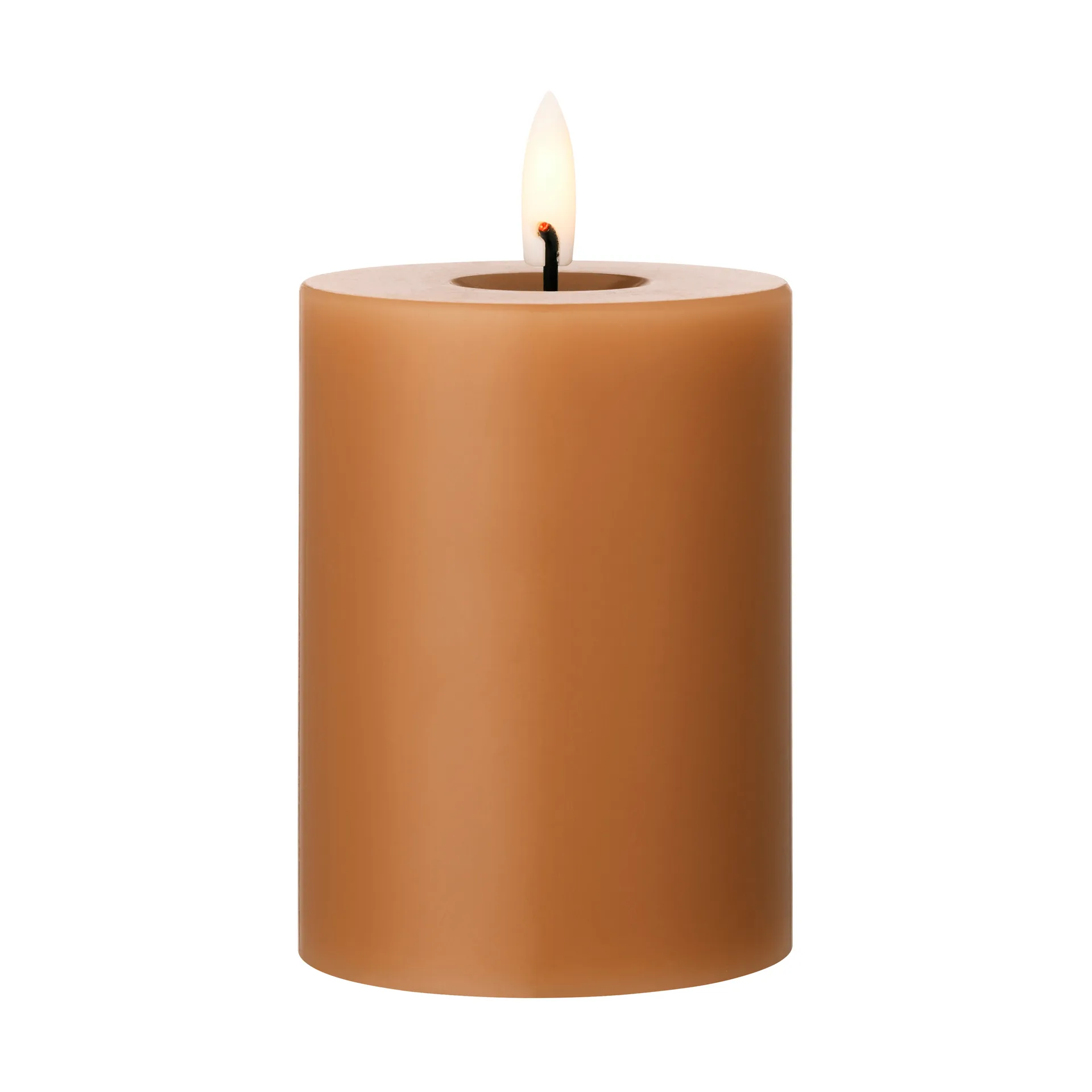 ester & erik blockljus LED, 23 Raw Toffee, 10 cm ester & erik