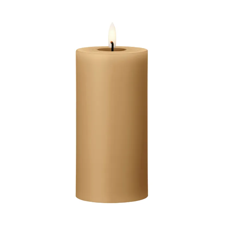 ester & erik blockljus LED, 27 Almond butter, 15 cm ester & erik