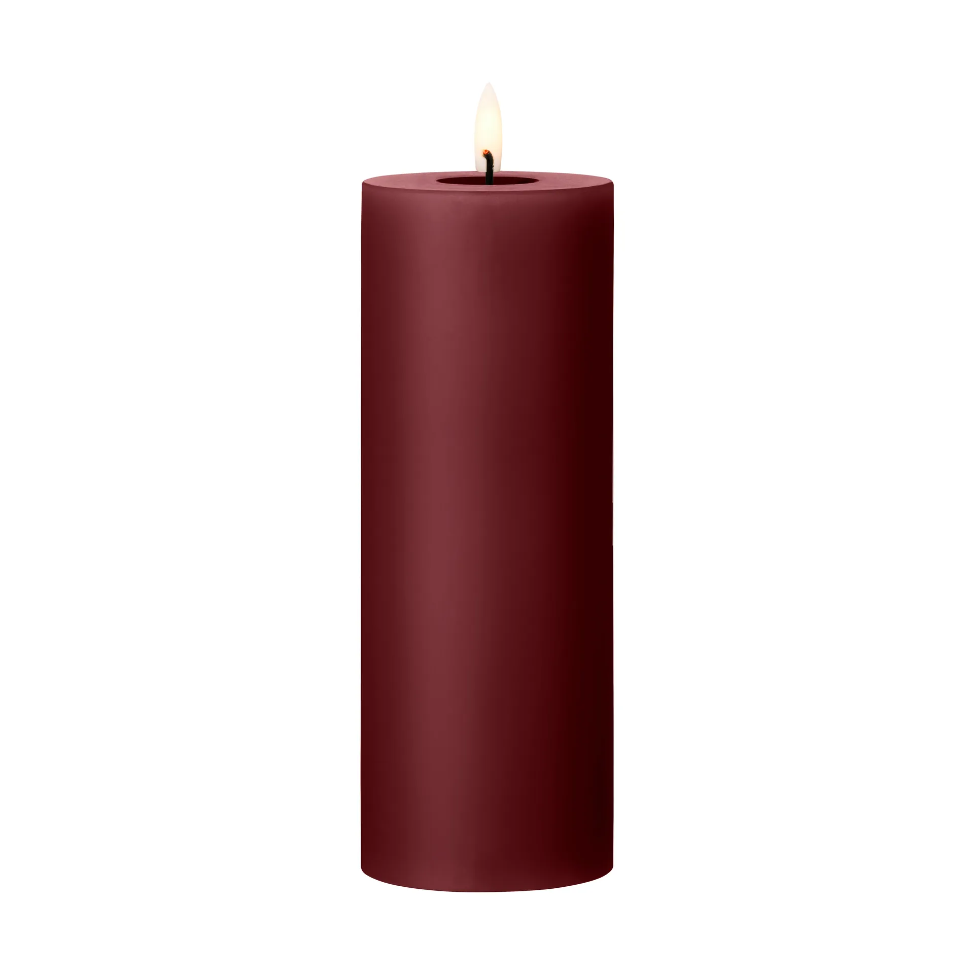 ester & erik blockljus LED, 44/2 Deep Wine, 20 cm ester & erik