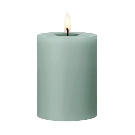 ester & erik blockljus LED - 67 Jade stone, 10 cm - ester & erik