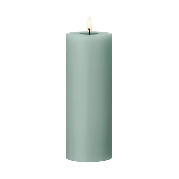 ester & erik blockljus LED - 67 Jade stone, 20 cm - ester & erik