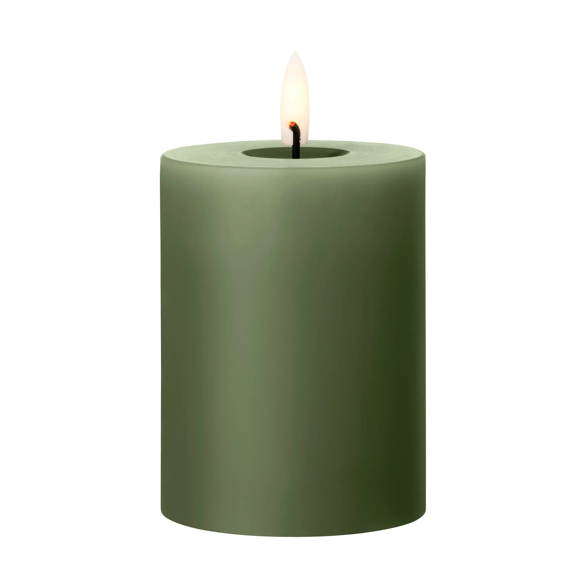 ester & erik blockljus LED, 70 Green Soil, 10 cm ester & erik