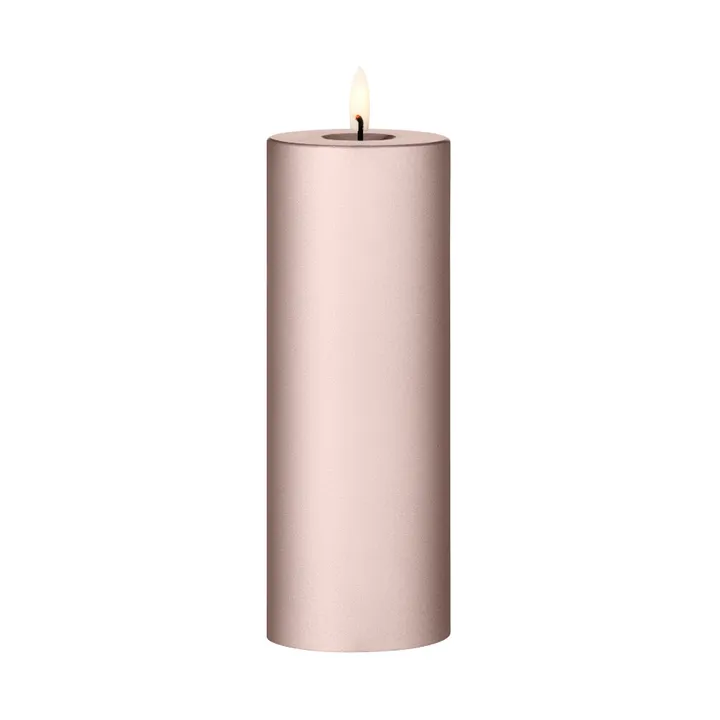 ester & erik blockljus LED - 94 Champagne Metallic, 20 cm - ester & erik