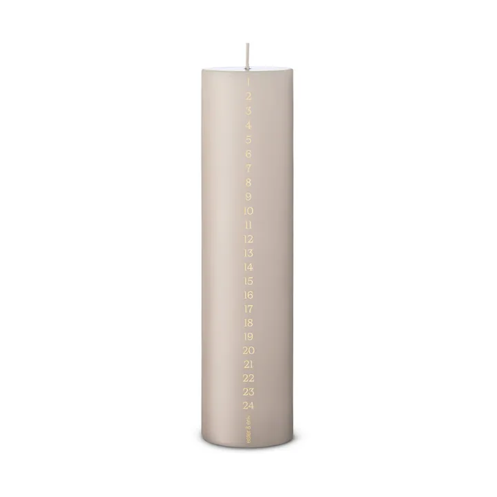 ester & erik kalenderljus 25 cm - 22 linen grey - ester & erik