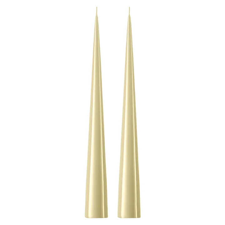 ester & erik konljus 37 cm 2-pack lackad - Buttermilk 17-0 - ester & erik
