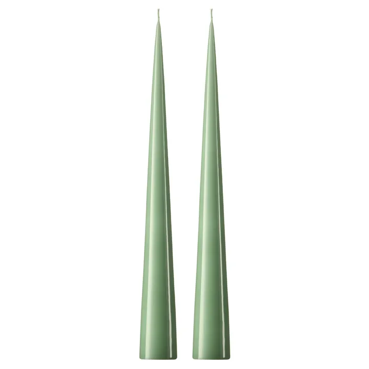 ester & erik konljus 37 cm 2-pack lackad - Eucalyptus 66-0 - ester & erik