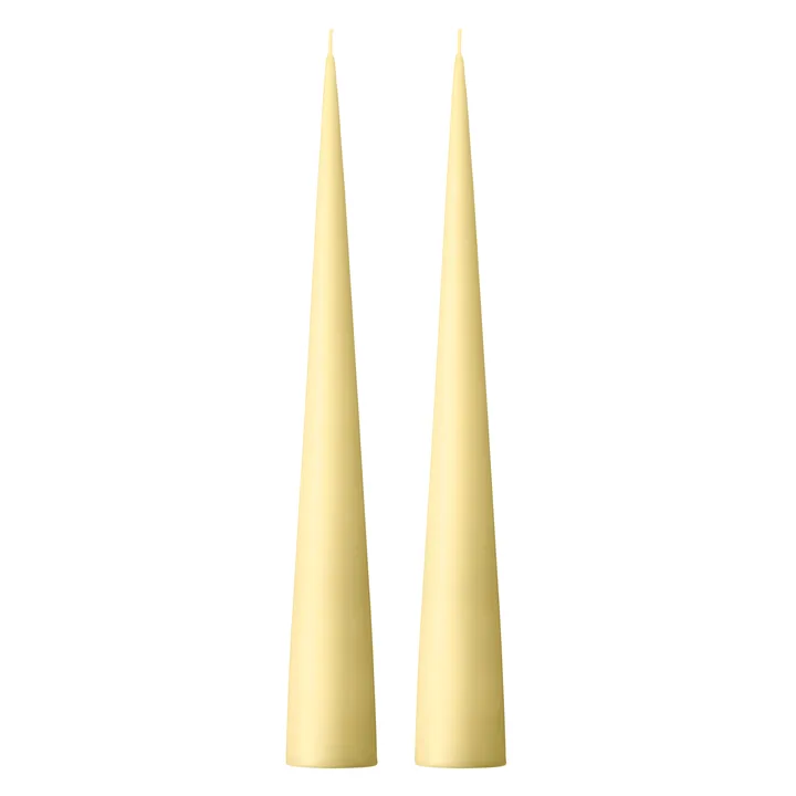 ester & erik konljus 37 cm 2-pack matt - Buttermilk 17 - ester & erik