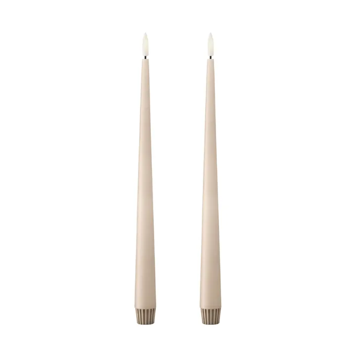 ester & erik kronljus LED 2-pack - 11 Ice Latte , 30 cm - ester & erik