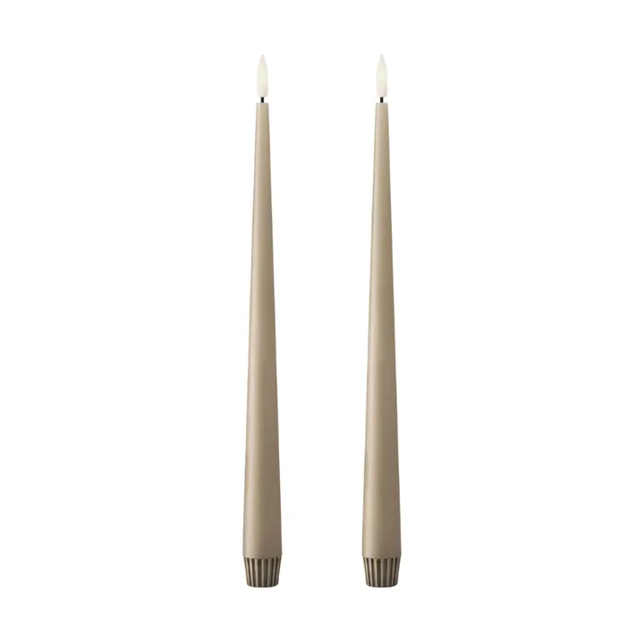 ester & erik kronljus LED 2-pack - 18 Nougat note , 30 cm - ester & erik