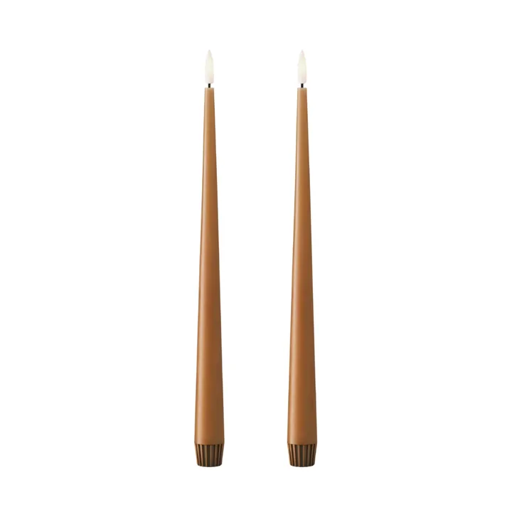 ester & erik kronljus LED 2-pack - 23 Raw Toffee , 30 cm - ester & erik