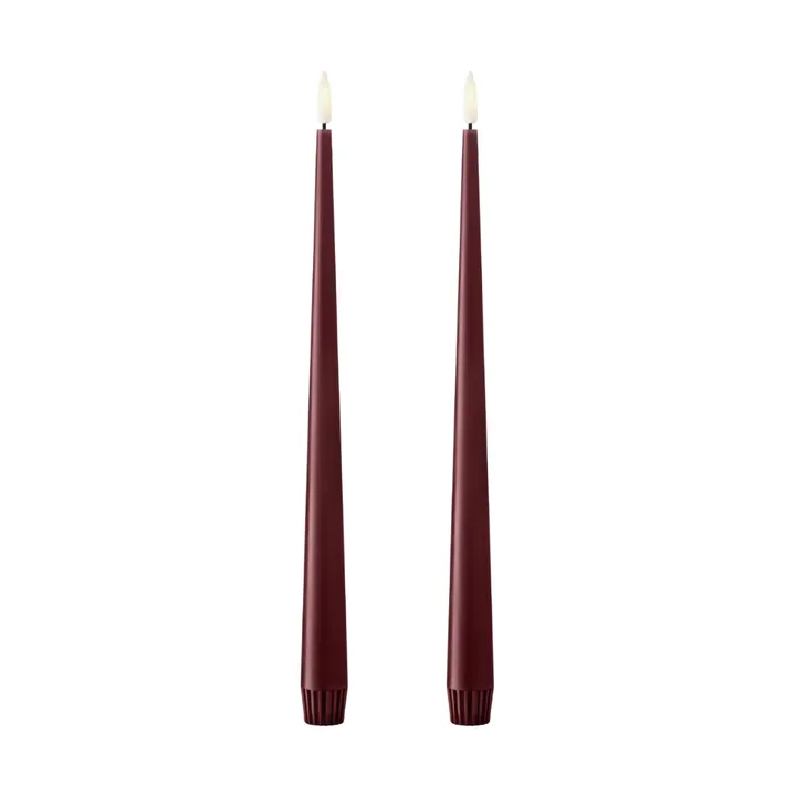 ester & erik kronljus LED 2-pack - 44/2 Deep Wine , 30 cm - ester & erik