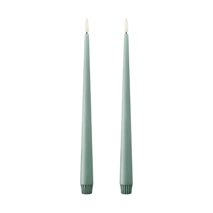 ester & erik kronljus LED 2-pack - 67 Jade stone , 30 cm - ester & erik