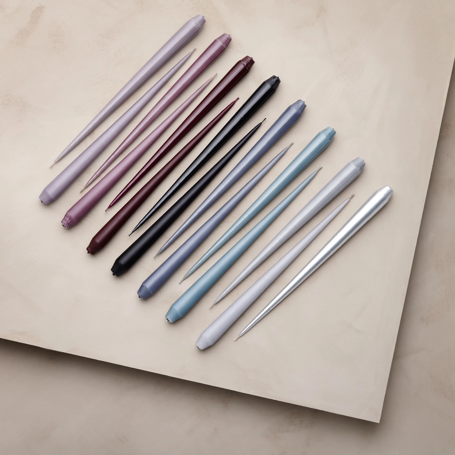 ester & erik ljus 4-pack matt, dark slate, 32 cm ester & erik
