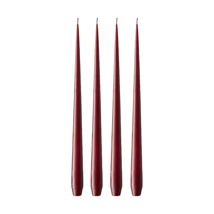 ester & erik ljus 4-pack matt - Deep wine 44/2, 42 cm - ester & erik