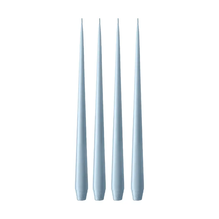 ester & erik ljus 4-pack matt - Dusty blue 83, 32 cm - ester & erik