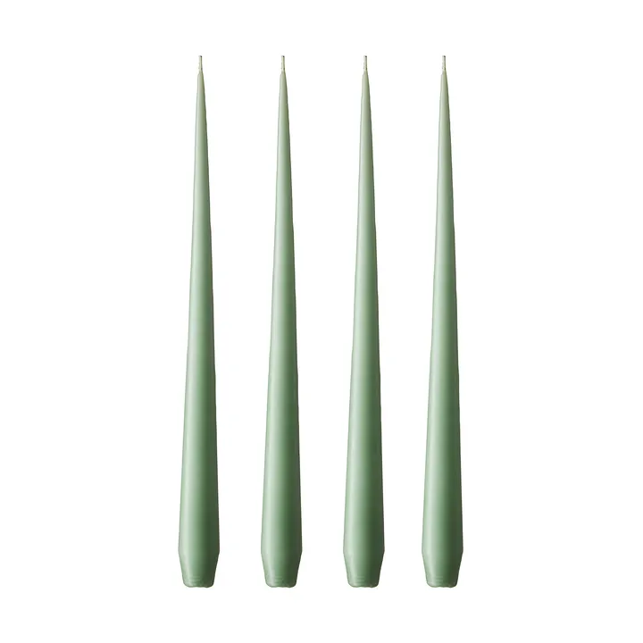 ester & erik ljus 4-pack matt - eucalyptus, 32 cm - ester & erik