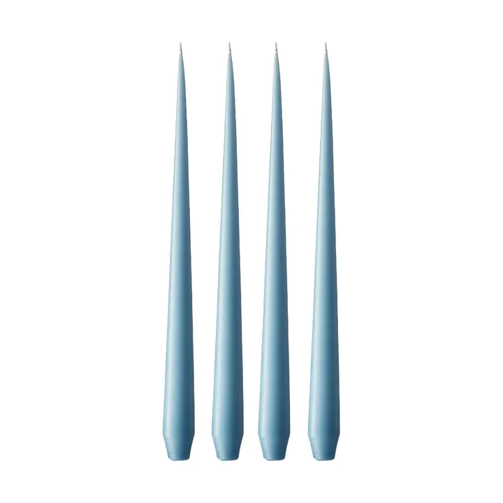 ester & erik ljus 4-pack matt - Moon blue 37, 42 cm - ester & erik
