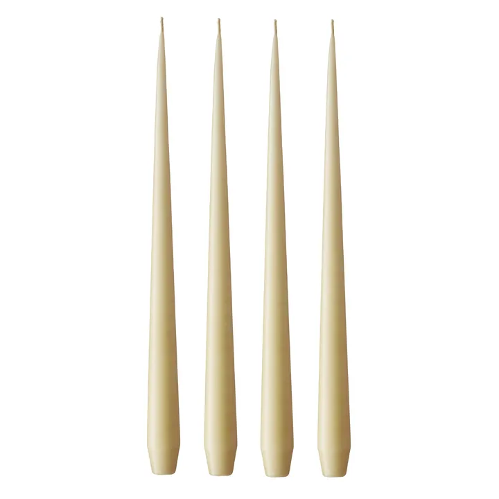 ester & erik ljus 4-pack matt - Pale ginger 14, 32 cm - ester & erik