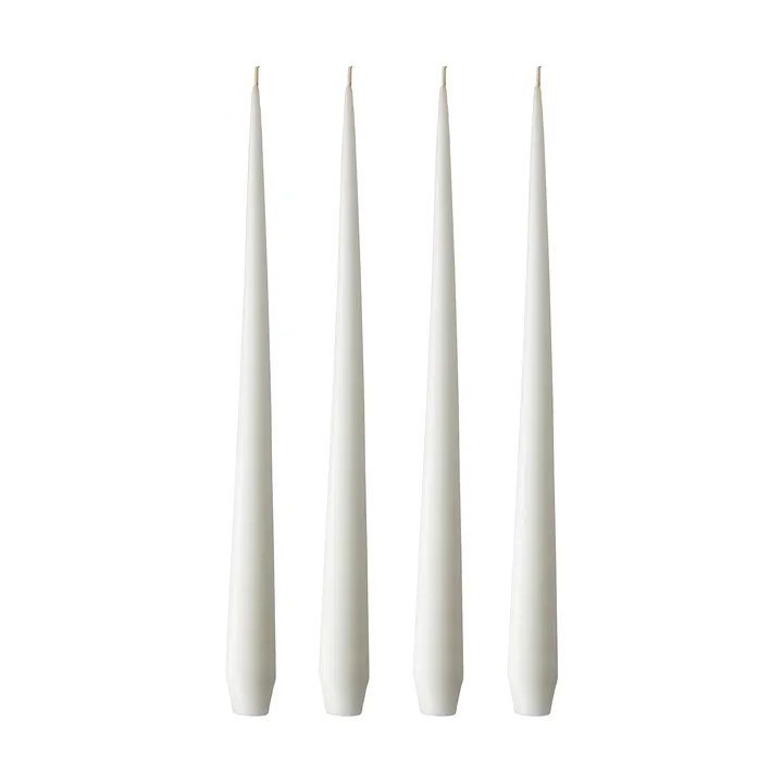 ester & erik ljus 4-pack matt - pure white, 42 cm - ester & erik