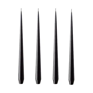 ester & erik ljus 4-pack matt - raw black, 32 cm - ester & erik