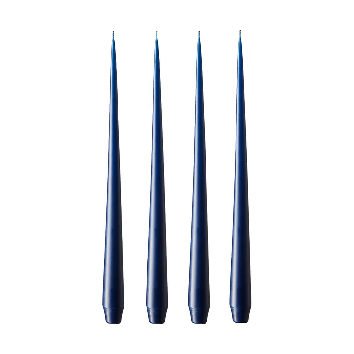ester & erik ljus 4-pack matt - royal navy, 42 cm - ester & erik