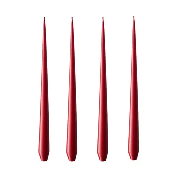 ester & erik ljus 4-pack matt - Winter berry, 32 cm - ester & erik