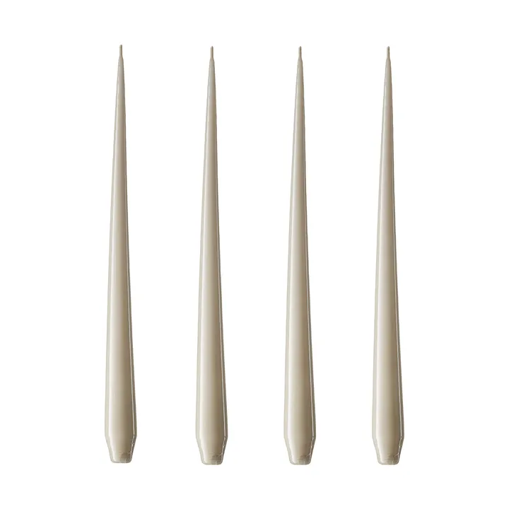 ester & erik ljus lackad 4-pack - linen grey, 32 cm - ester & erik