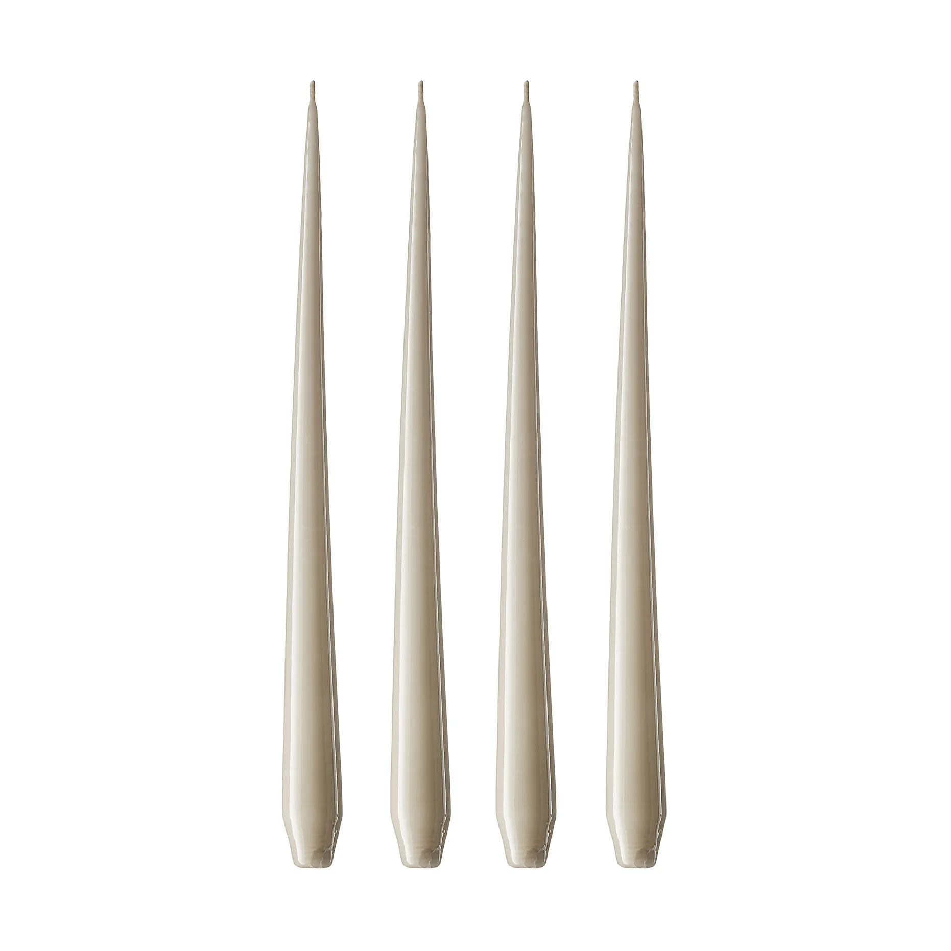 ester & erik ljus lackad 4-pack, linen grey, 42 cm ester & erik